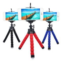 BUFFER® Ahtapot Akrobat Mini Telefon Tablet Tutucu Sabitleyici Tripod