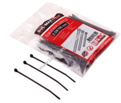 Bulmax 2,5*100 Sıyah Cırt Kelepce Bmx-4940 (5 Adet Gönderilir)