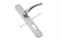 Bulmax Truva Nıkel-saten Yale Kapı Kolu Bmx-5423 (4 Adet Gönderilir)