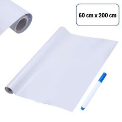 BUFFER® Silinebilir Kalemli Sticker  Duvara Yapışabilen Yazı Tahtası 60x200 cm