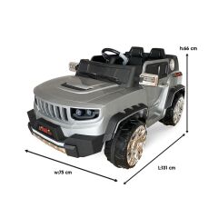 94-557 Fenomen Kumandalı Akülü Araba 4x4 12 Volt Gri -Akar