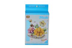 LZ8832 LOZ  Kremsi Yeşim Lotus   BLOCK OYUNCAK