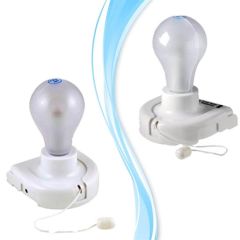 BUFFER® Pratik Pilli Aç Kapa İpli Çek Yak Taşınabilir Led Ampül Lamba