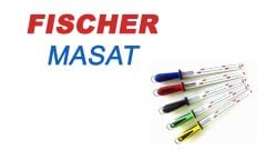 Fischer Bargoin I245 Oval Masat No 12 (Mavi Kauçuk Sap) Extra İnce Diş