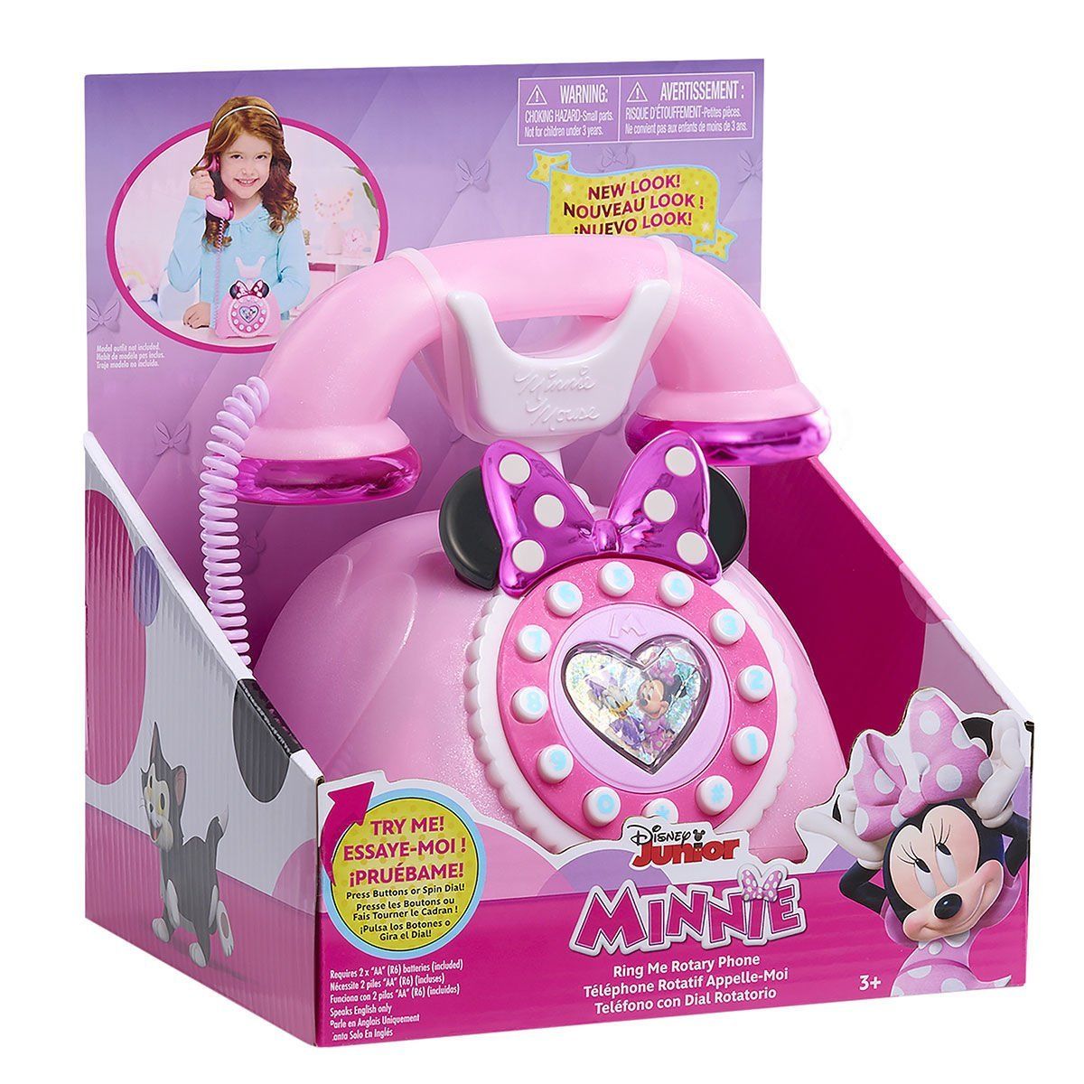 MCN39000 Minnie Sesli ve Işıklı Nostaljik Telefon
