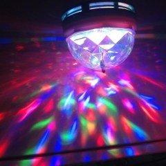 BUFFER® 360 Derece Dönen Disko Tarzı Renkli Dekoratif Disco Lamba