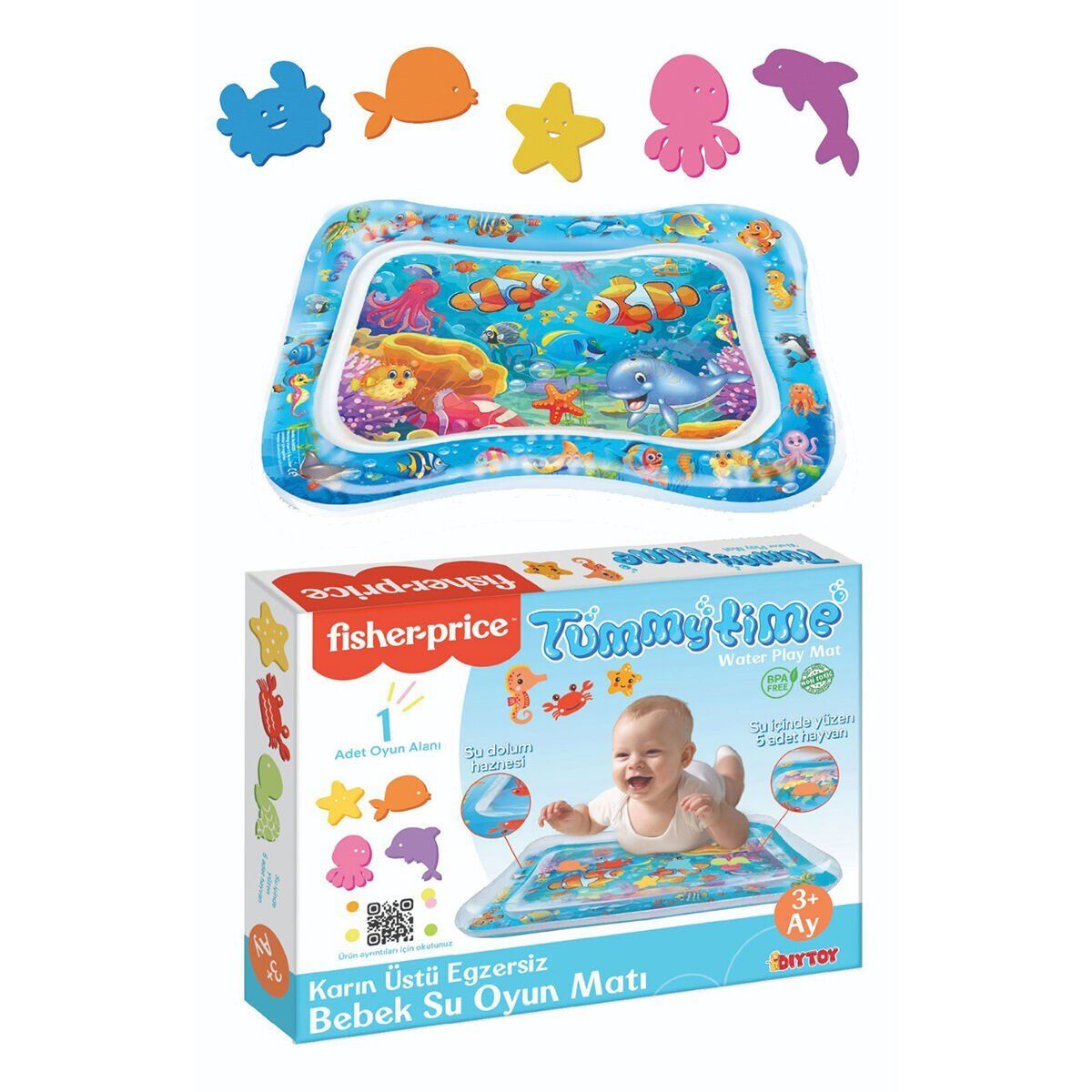 FP3240 FISHER PRICE BEBEK SU OYUN MATI SİYAH