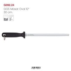 GGS Masat Solingen Oval Masat No:12 Krom Elmas G092.24