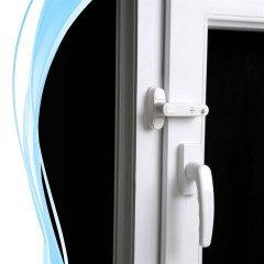 BUFFER® PVC Pimapen Pencere Cam Balkon Kapısı Güvenli Emniyet Kilidi