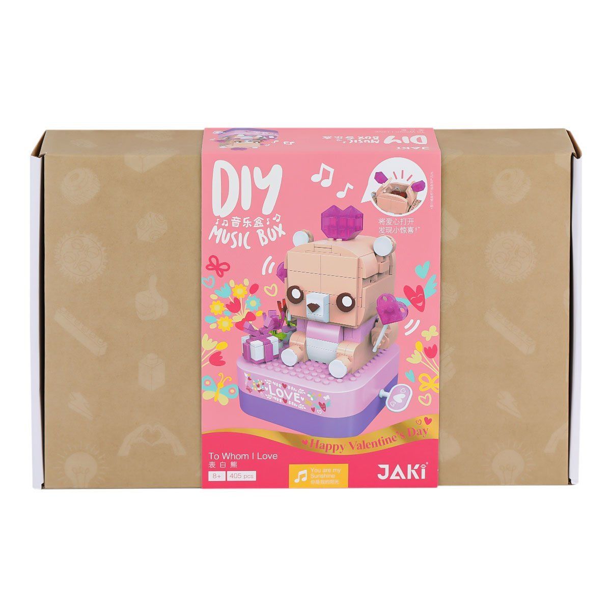 JK1306 Jaki Müzik Kutusu Blok Seti 405 Parça -Vagon life
