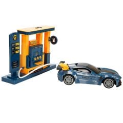 41627 SUN-ZHC-CRN-RC ARABA BENZİN İSTASYONLU DUMAN PÜSK 2 4GHZ SES IŞIK