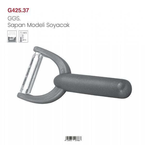Alman GGS Solingen Sapan Model Soyacak Sebze Meyve Soyacağı G245 G425.37 (Siyah)