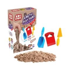 03690  Aksesuarlı Naturel Kinetik Oyun Kumu 1000 gr -Dede