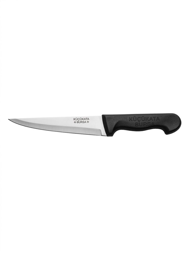 Küçükata Bursa No:1 Kemiksiz Bıçak Kemik Sıyırma Bıçağı (Çelik Boy 13,5 cm)