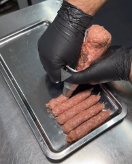 No 12 İnegöl Köfte Aparatı, Alüminyum Huni Manuel Köfte Kalıbı Çapı 8 cm