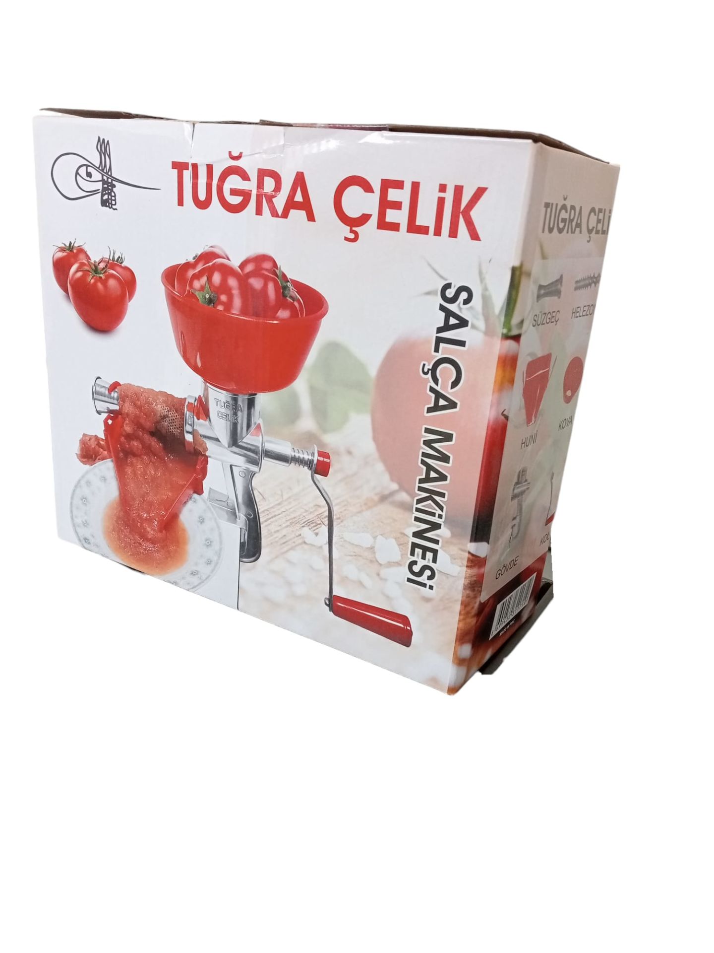 Tuğra Çelik Salca Makinası Alüminyum Gövde