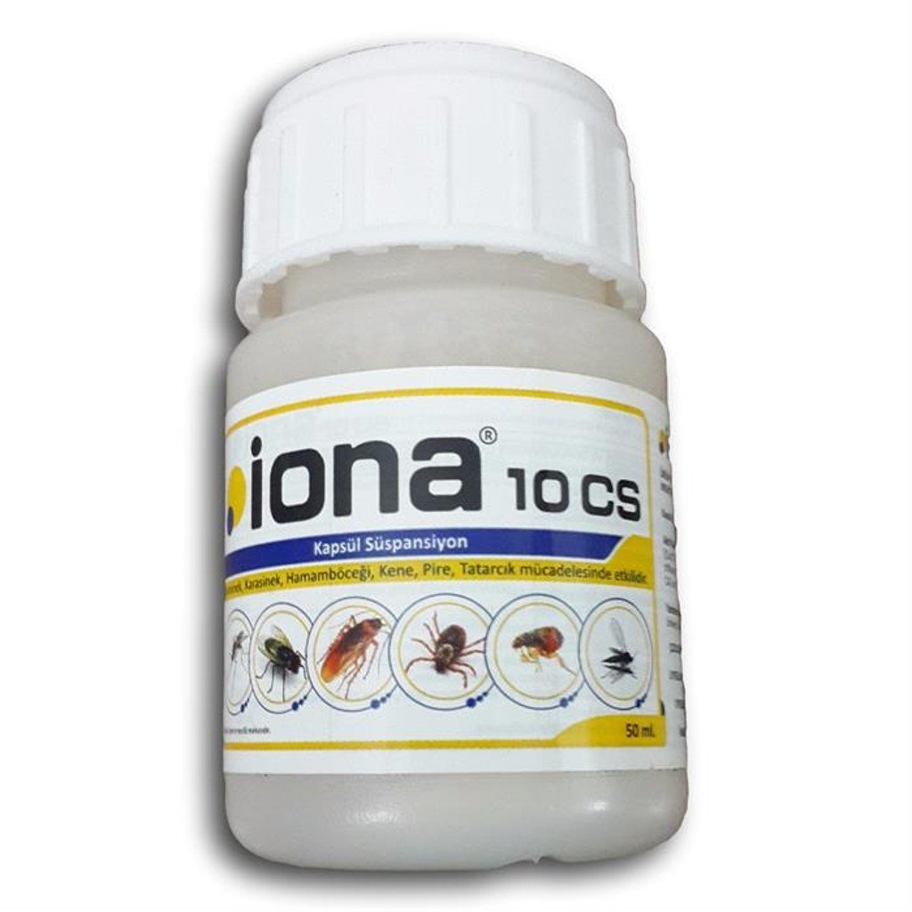 Safa Tarım İona 10CS Pire ve Genel Haşere İlacı 50ml (Kokusuz)