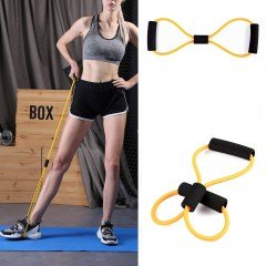 BUFFER® 8 Şeklinde Direnç Bandı Yoga Plates Ve Vücut Geliştirme Egzersiz Bandı