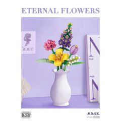 LZ4604 LOZ Çiçek Blok Seti 608 Parça -Vagon life