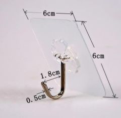 10 ADET Kendinden Yapışkanlı Şeffaf Askı