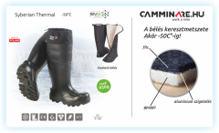 Camminare Çizme Syberian Thermal -50 Siyah No 42