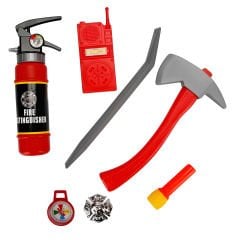 Oyuncak İtfaiye Seti Maske Yangın Tüpü yada Baltalı Yangın Seti (1 Paket Gönderilir)