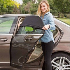 BUFFER® 2li Araba Yan Cam Güneşlik Araç Oto Sineklik Otombil Yan Cam Güneşlik