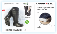 Camminare Çizme Syberian Thermal -50 Siyah No 44