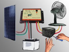 GÜNEŞ ENERJİ SİSTEMİ 600W ELEKTRİK ÜRETİMİ