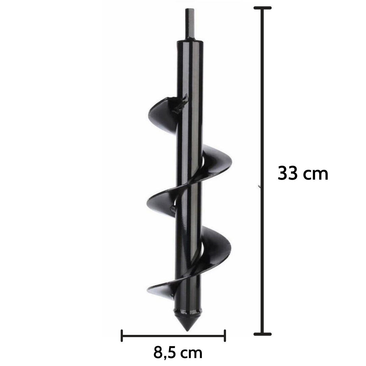 BUFFER® Matkap Ucu Burgu Aparatı Bahçe Toprak Delici Gübre Tohum Karıştırıcı Bitki Fide Çiçek Fidan Ekimi