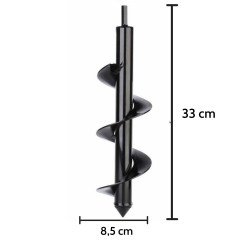 BUFFER® Matkap Ucu Burgu Aparatı Bahçe Toprak Delici Gübre Tohum Karıştırıcı Bitki Fide Çiçek Fidan Ekimi