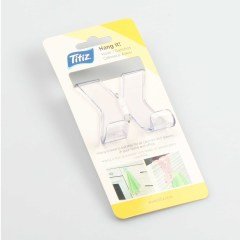 BUFFER® Hang it Pratik Kolay Taşımabilir Havlupan 2 Kancalı Banyo Askısı