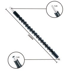 BUFFER® Spiral Matkap Ucu Tamir Tamirat Yardımcısı Esnek Taşınabilir Spiral Kanallı Matkap Aparatı