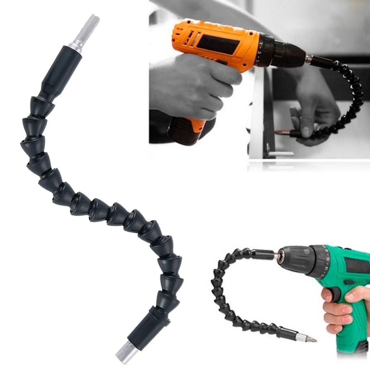 BUFFER® Spiral Matkap Ucu Tamir Tamirat Yardımcısı Esnek Taşınabilir Spiral Kanallı Matkap Aparatı