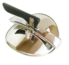 Taç Uyumlu Düdüklü Tencere Kapağı Siyah, Üniversal Paslanmaz Çelik 20,5 cm