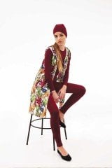 Emayo Tam Kapalı Tesettür Mayo Ayhan 5023 Bordo Large