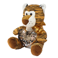 Kalpli Kaplan Peluş Oyuncak 35 cm