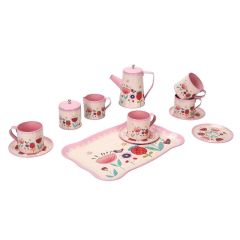 4939 SUN-YFN-LCH-METAL ÇAY SETİ ÇİÇEK DSN 2A 12PRÇ