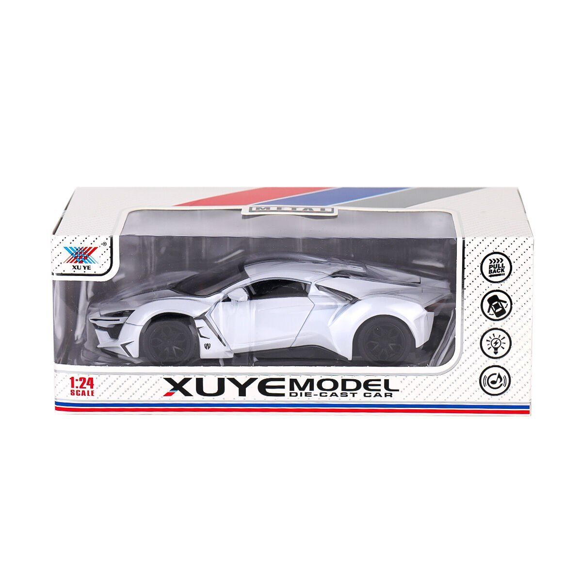 K240A11 Metal Çek Bırak Işıklı ve Müzikli Araba -Canem Oyuncak