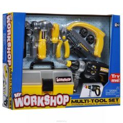 My Workshop Pilli Çantalı Matkaplı Tamir Seti 18601 Oyuncak