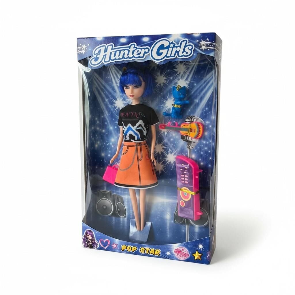 NZM-612 Hunter Girls Oyuncak Bebek Figür Seti