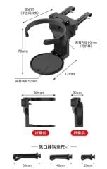 Katlanabilir Araba Bardak Şişe Tutucu