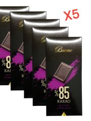 5'li Buono Bitter Çikolata 100 gr %85 Kakao