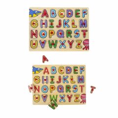 130443 Ahşap Raptiyeli Bultak Alfabe