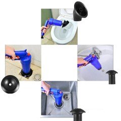 BUFFER® Mutfak Lavabo Banyo Tuvalet Klozet Tıkanıklığı Yüksek Hava Basınçlı Gider Açma Drenaj Pompa Makinesi
