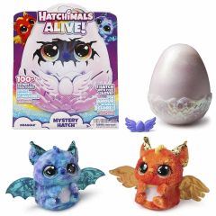 69282 SUN- Sesli ve Işıklı Hatchimals Alive Mystery Hatch Draggle İnteraktif Peluş Sürpriz Yumurta