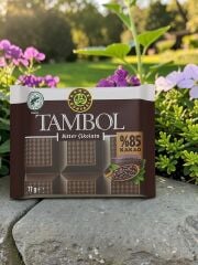 Tambol %85 Kakao Bitter Çikolata 77 g - Yoğun Lezzet