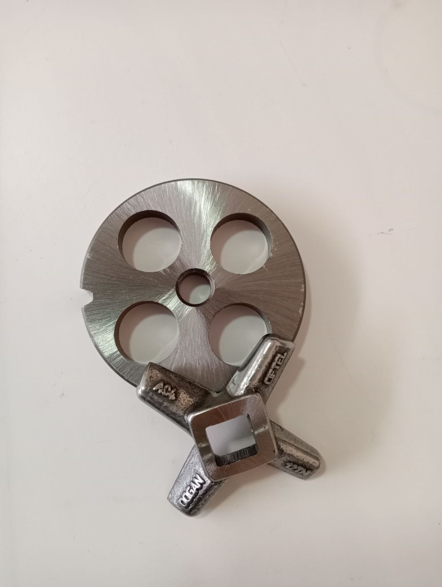 12 lik Kıyma Makinesi Aynası ve Bıçak Seti 20mm + Bıçak