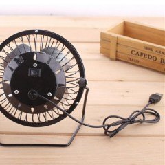 BUFFER® Soğutucu Serinletici Pervaneli Masaüstü Küçük Ayaklı Vantilatör Klima Usb Fan Metal Fan