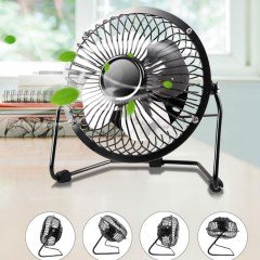 BUFFER® Soğutucu Serinletici Pervaneli Masaüstü Küçük Ayaklı Vantilatör Klima Usb Fan Metal Fan
